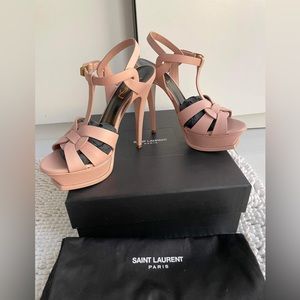 YSL tribute sandals, never worn